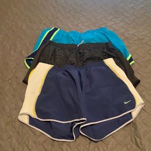 3 Pairs of Nike Tempo Shorts
